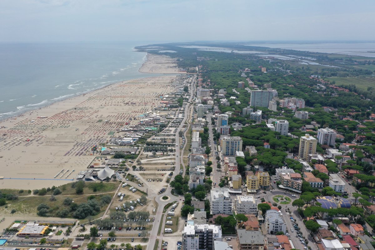 Lido degli Estensi, capitale touristique du Lidi de Comacchio, Côte Adriatique