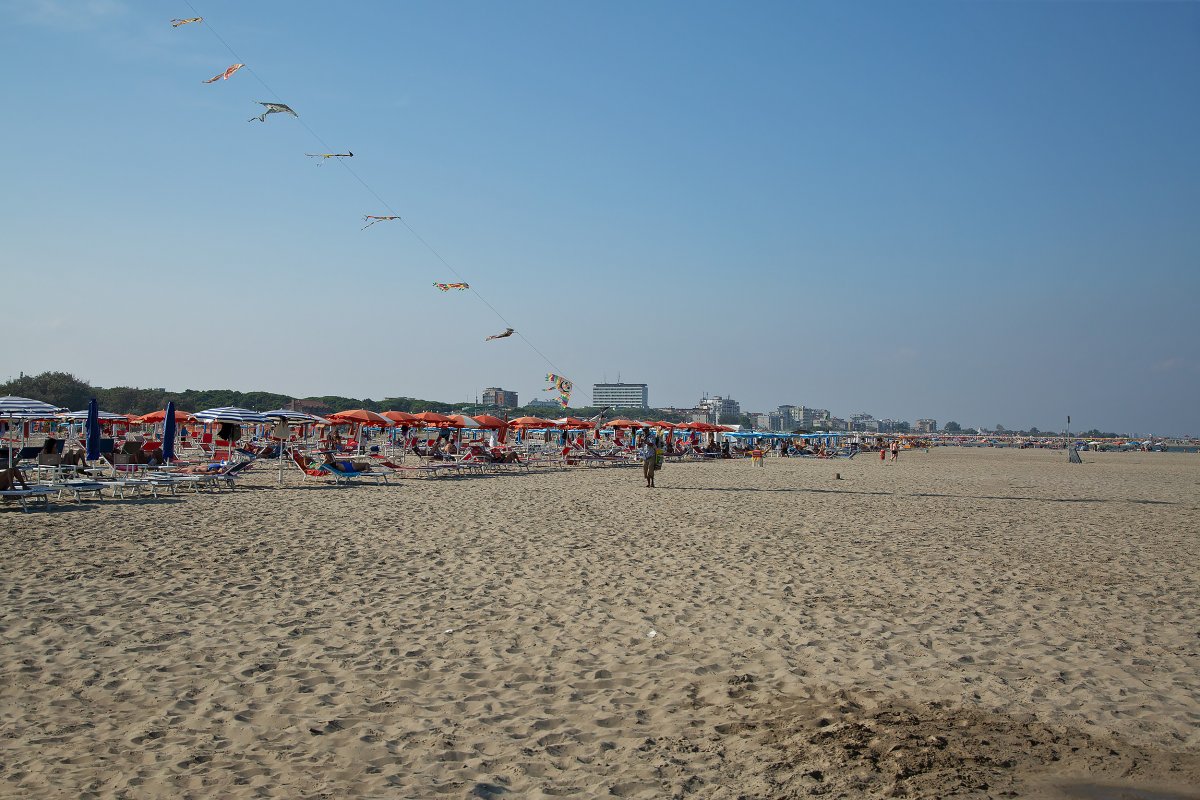 Lido di Spina sulla Costa Adriatica dell'Emilia Romagna;